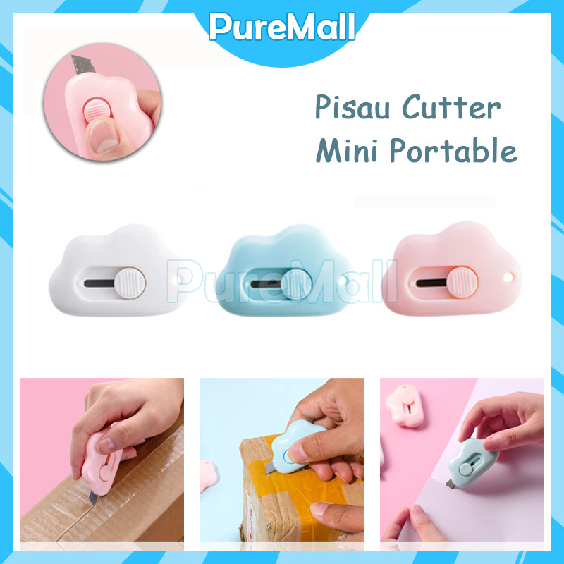 

Cutter Mini Karakter Pisau / Mini Cutter Lucu Bentuk Awan / Pisau Pemotong Kertas Mini