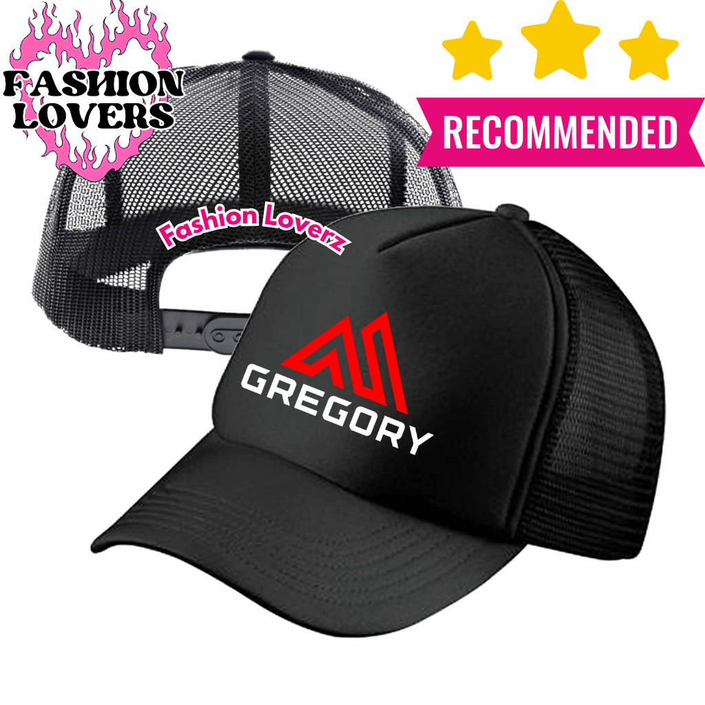 Fashion Loverz Topi Trucker GREGORY - Topi Distro GREGORY Logo - Topi GREGORY Premium - Topi Pria De