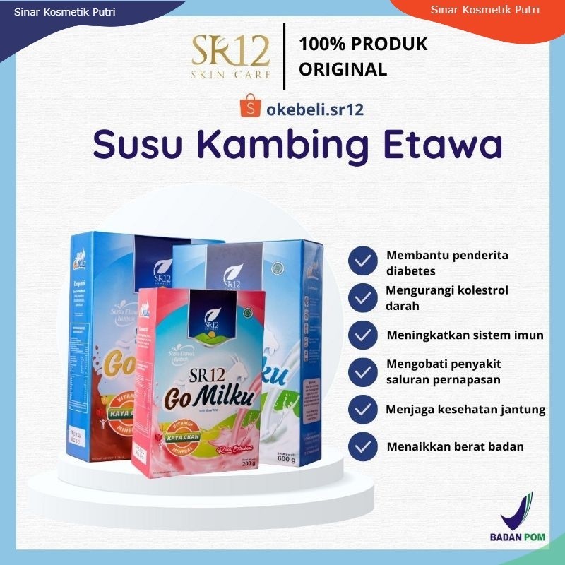 

Susu Imun Booster - Susu Kekebalan Tubuh - Susu Kambing Etawa Premium - Go Milku SR12