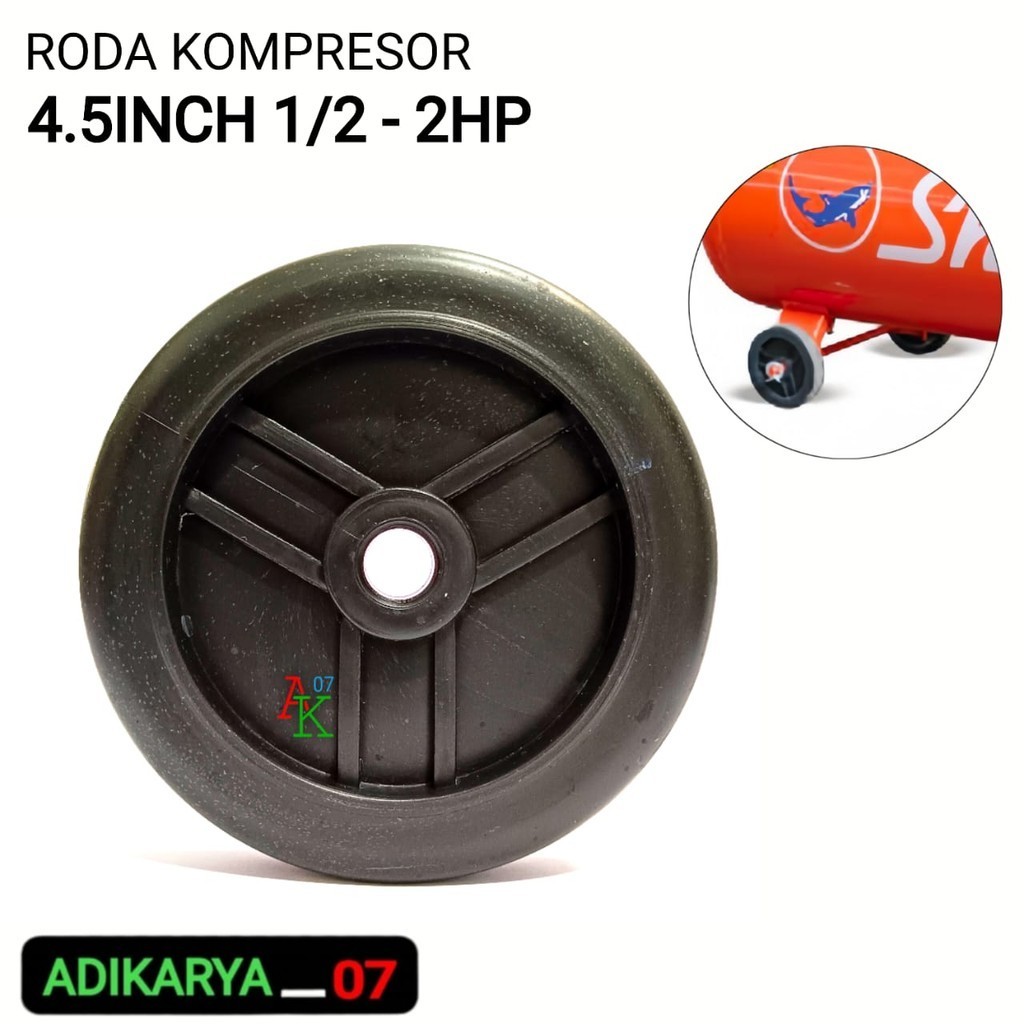 Roda Kompresor Angin  4,5" Roda Kompresor Roda Kompresor Swan 4,5”  1/2 - 2hp