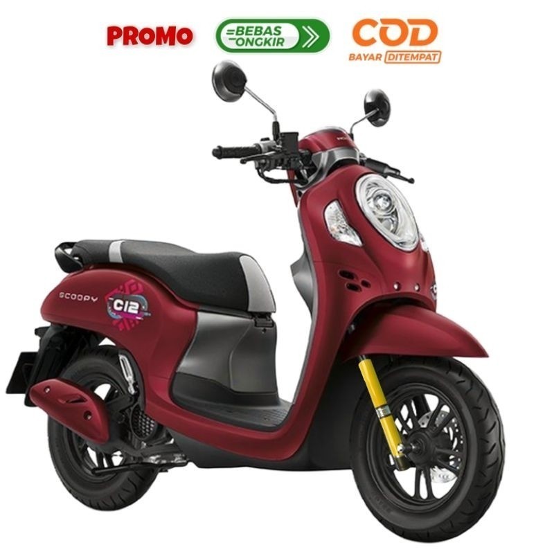 cover shock depan Scoopy Fi Scoopy Karbu cover shock