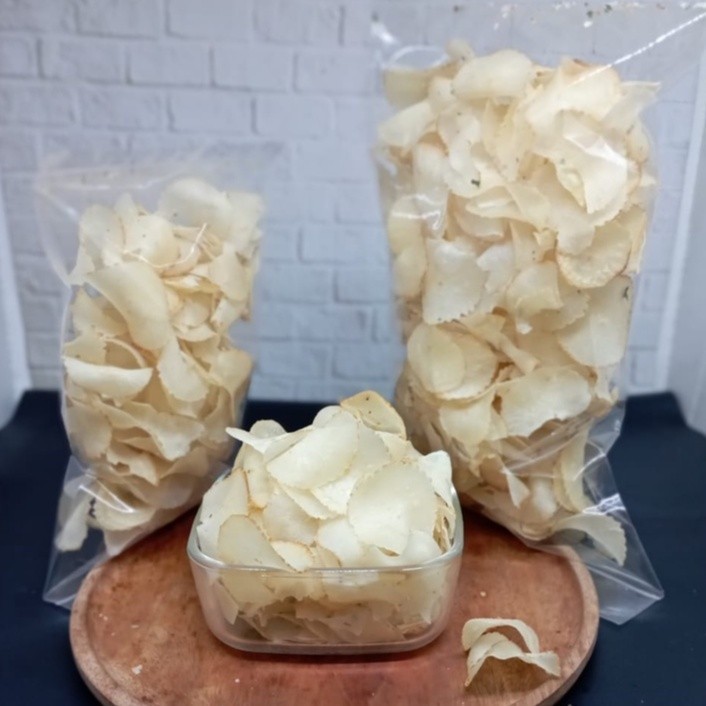 

keripik singkong bawang rege kemasan 100 - 250 gr oleh oleh bandung