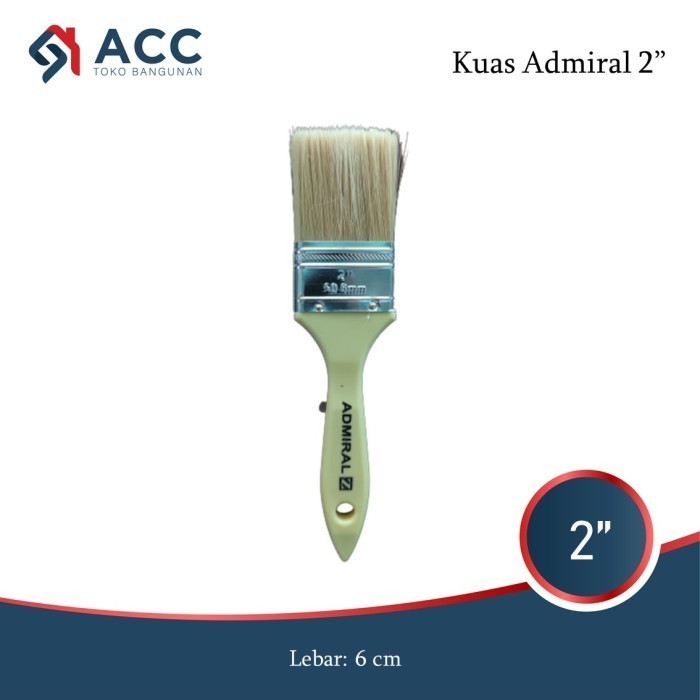 Kuas Cat Admiral 2 inch / Kuas Cat Besar / Kuas Cat 2"