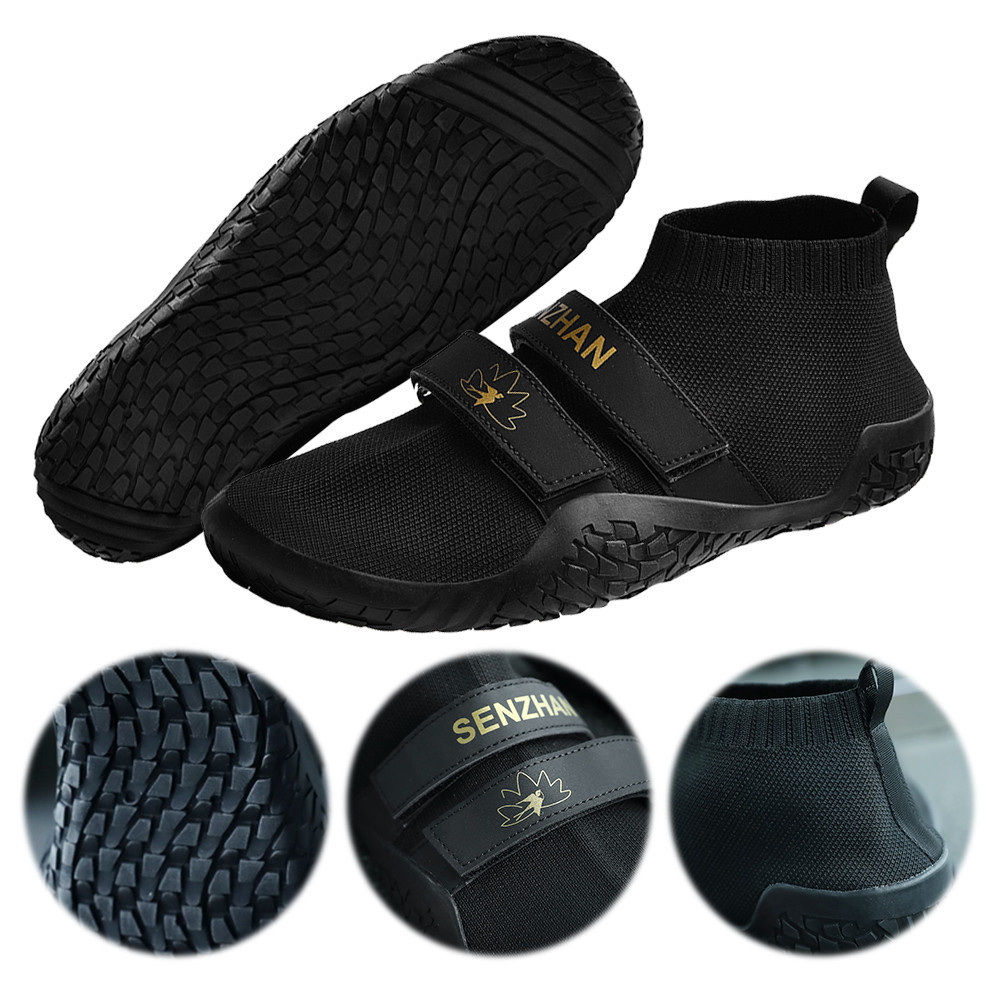 Mens Deadlift Shoes Fitness Training Shoes Breathable Barefoot Fitness Shoes Professional Weightlift