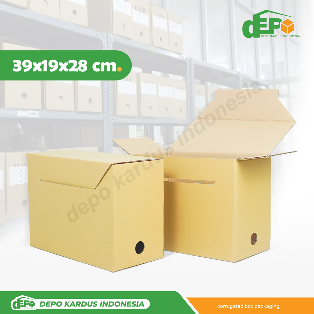 

Box File 39x19x28 cm (slip+lakband) KardusFile/Filebox/FileBesar/Arsip/BoxArsip/KardusArsip/Box Document/Document/Tinggi28