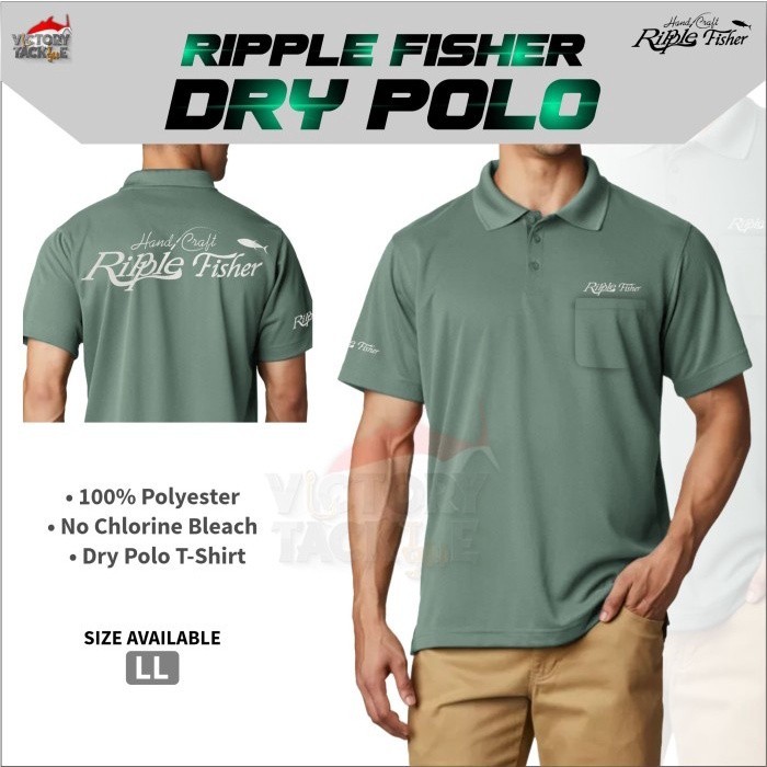 Baju Pancing / Baju Ripple Fisher Polo Shirts Original Firelock Fishing Mall