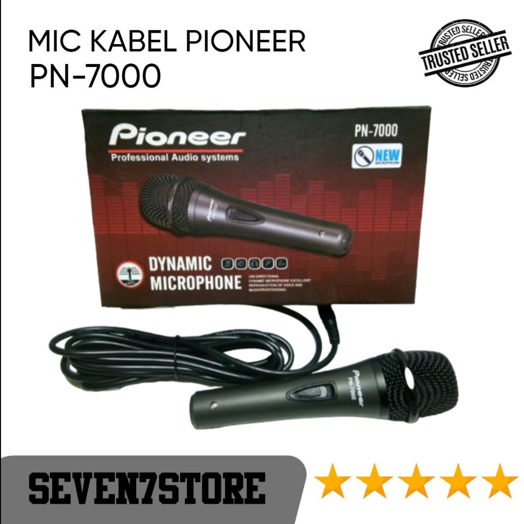 Mic kabel pioneer pn7000/mic pioneer pn 7000/microphone/ktv