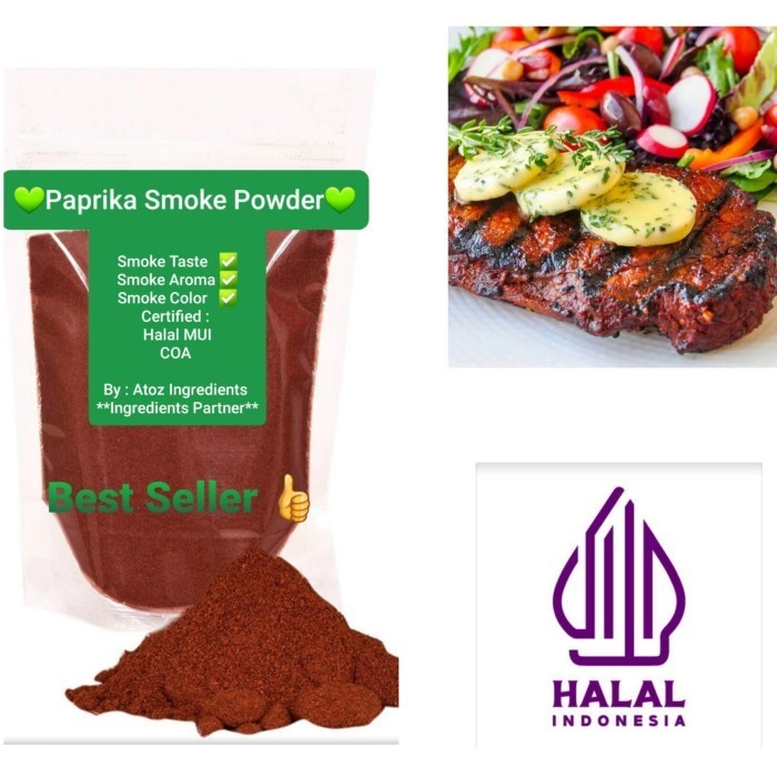

TERJUAL Paprika Smoke Powder 250gram/ Bubuk Paprika Asap 250gram