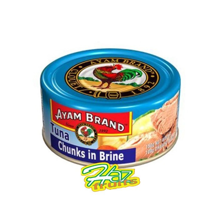 

Ikan Tuna Kaleng Chunk In Brine Ayam Brand 150 Gram