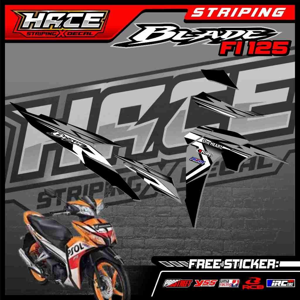 651 STRIPING STICKER BLADE 125 FI - STRIPING STICKER BLADE 125 FI PREMIUM GRAFIK