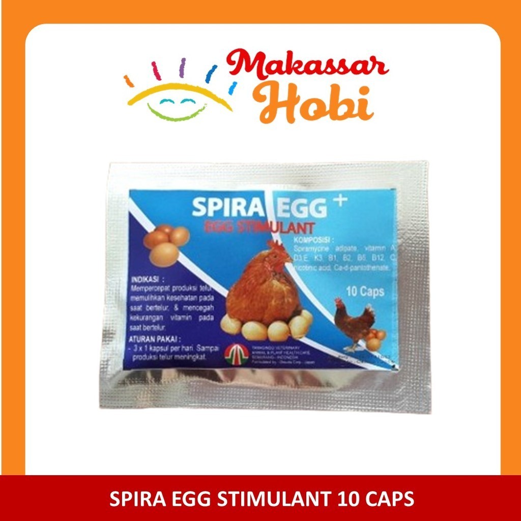 SPIRA EGG Obat Mempercepat Produksi Telur Unggas Ayam Bebek Stimulant