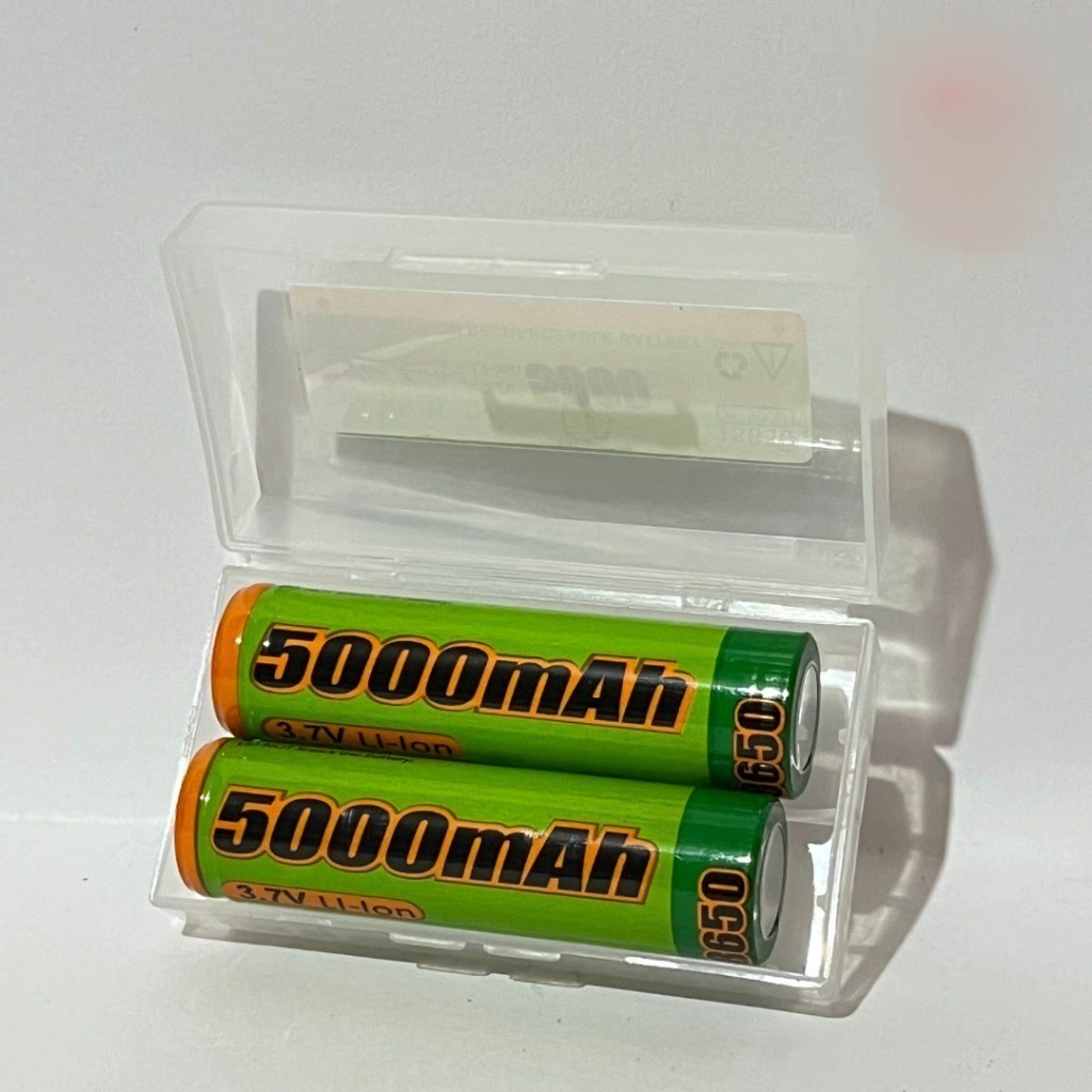 Baterai Batrai Cas Senter Kepala Vape  5000mAh 5000 mah 3.7V Jinlong Jin Long Lithium 18650 Recharge