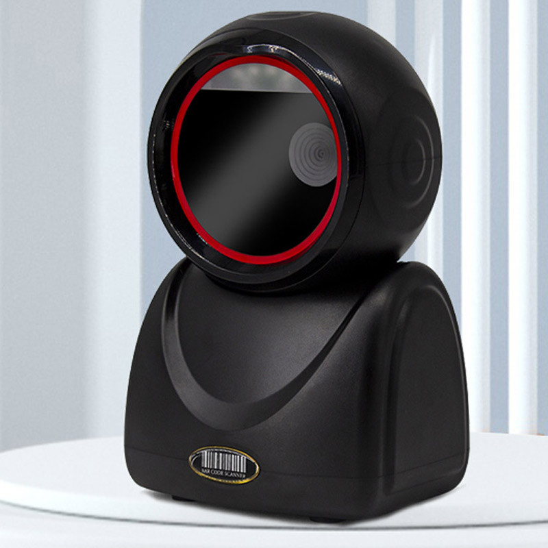 Desktop Omnidirectional 1D 2D Barcode Scanner USB QR Code Reader Automatic Sensing Data Matrix UPC R
