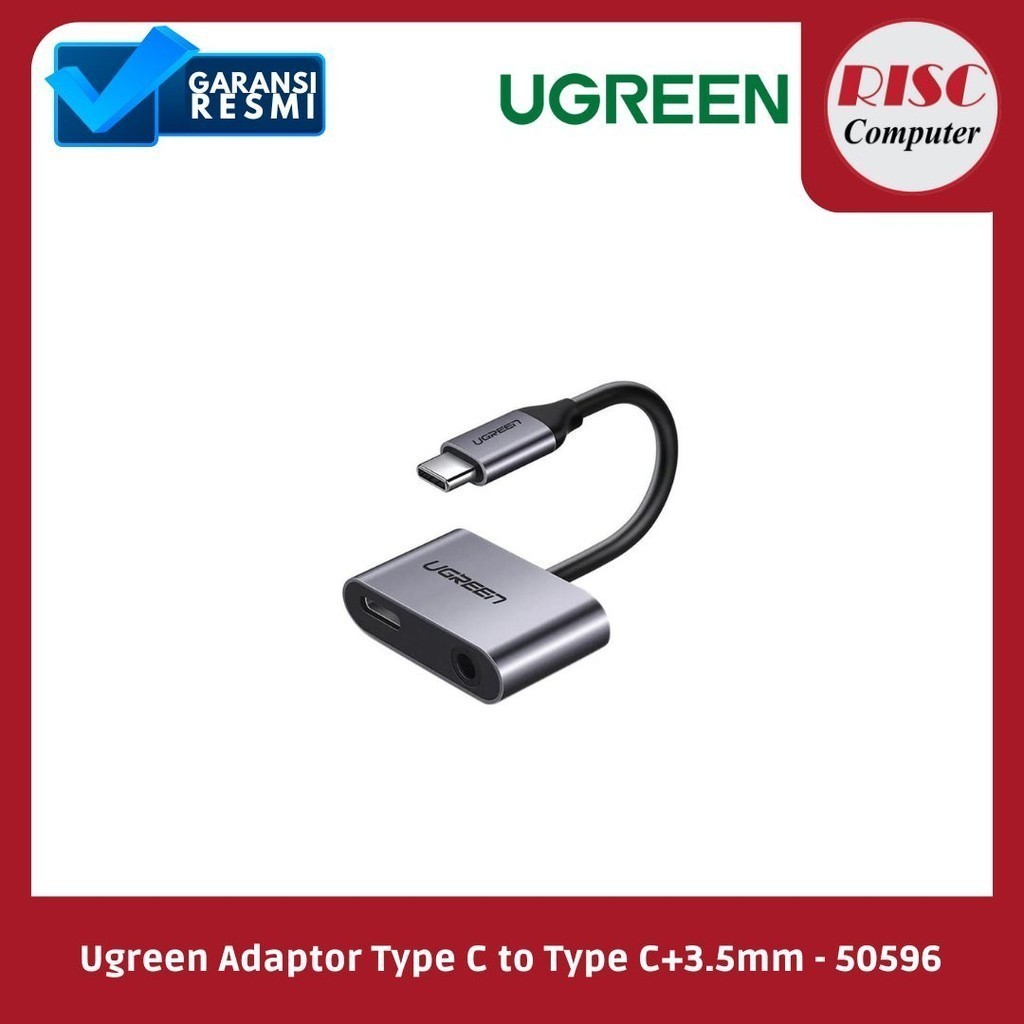 Ugreen Adaptor Type C to Type C & 3.5mm Audio Converter - 50596
