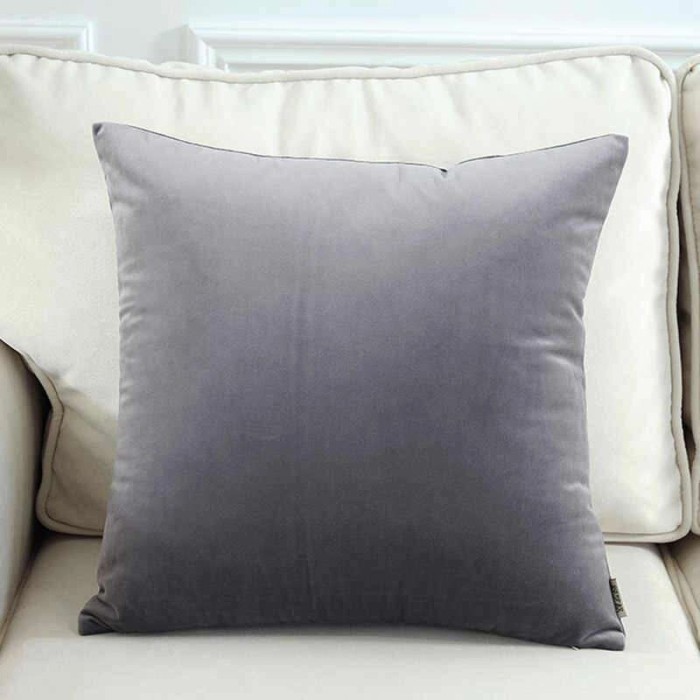 Sarung Bantal Sofa Jumbo Polos 60x60, 70x70, 80x80, 90x90 Katun Micro - Putih, 90x90 CM