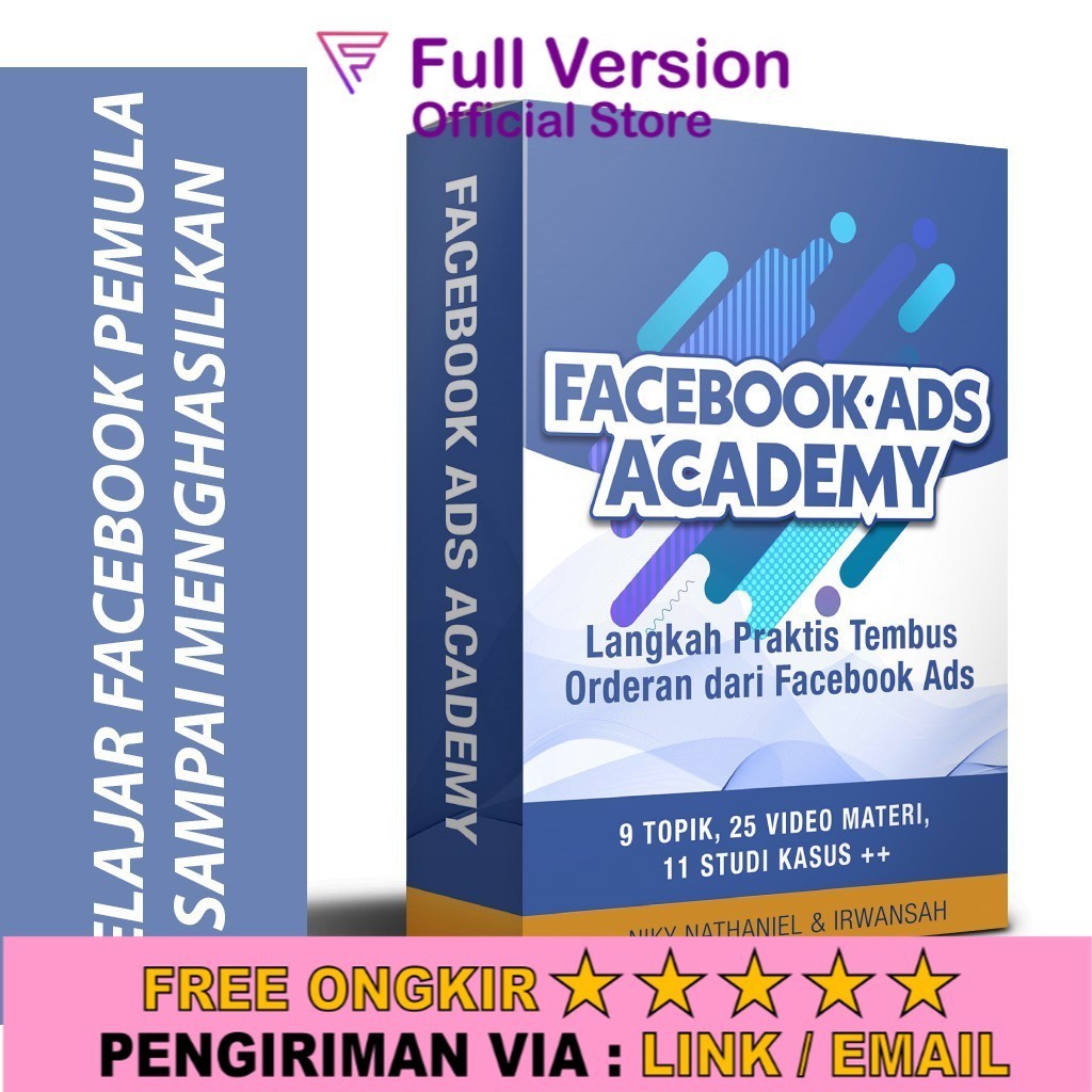 Facebook Ads Academy - Panduan Turtorial Belajar Facebook Ads Terlengkap  Lifetime