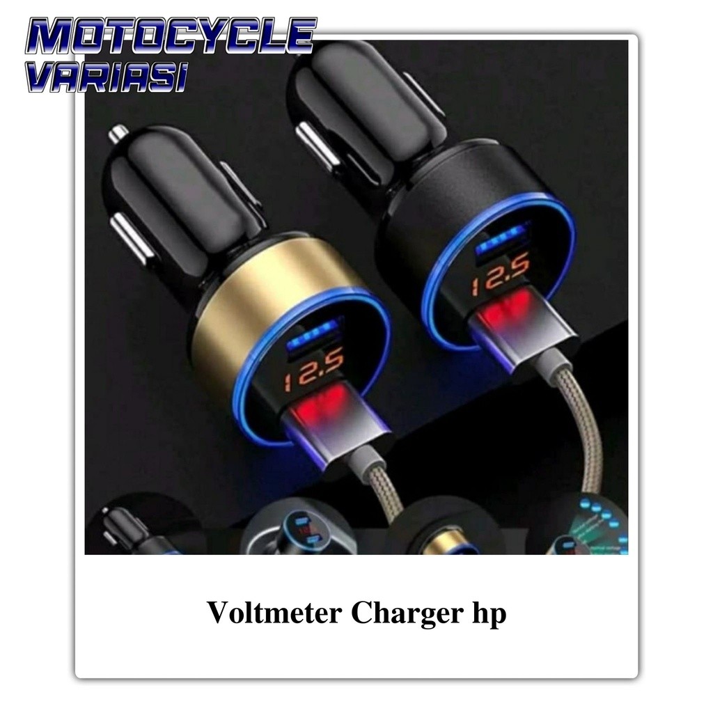 Voltmeter Charger hp motor nmax 2020 honda adv pcx scoopy genio aerox lexi beat 2020