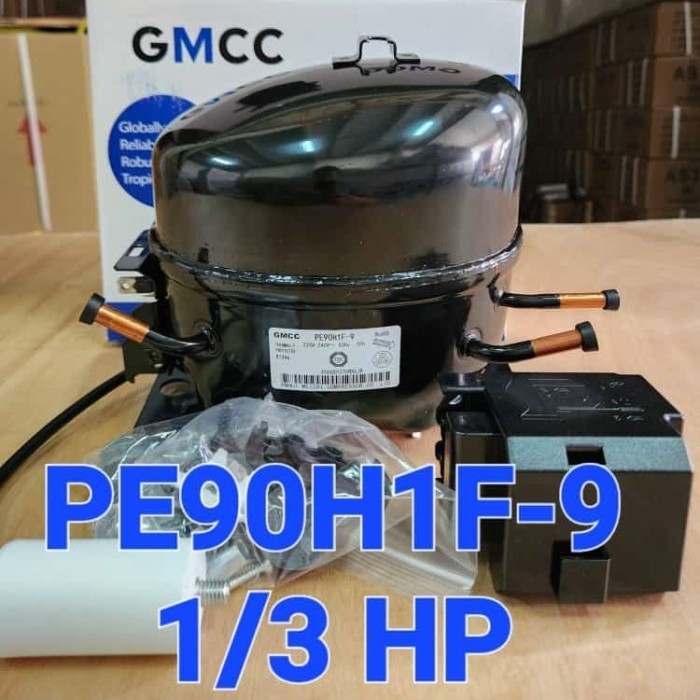 kompresor kulkas 2 pintu Ori  sharp 1/3 GMC PE90H1F-9 R134a