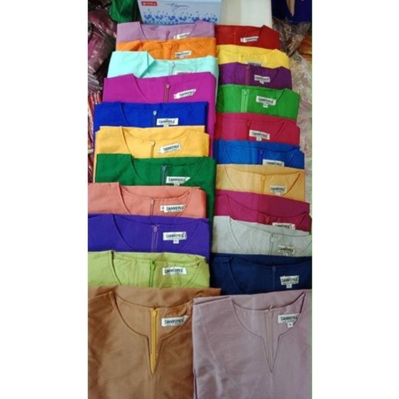 Cod REALPICT - ATASAN KEBAYA KURUNG TAFETA - KEBAYA KURUNG MELAYU - KEBAYA MODERN - BAJU KURUNG - KE