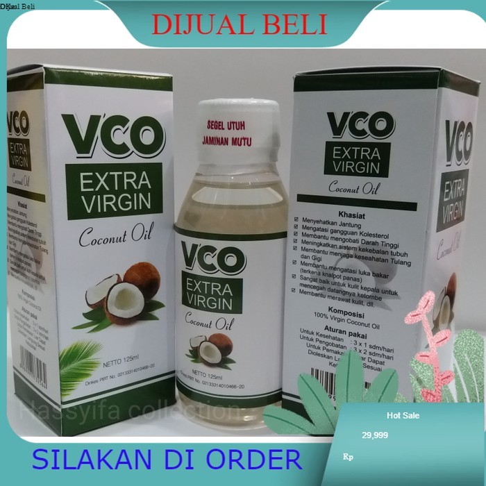 

Vco Extra Virgin Coconut Oil 125ml Ath Thoifah