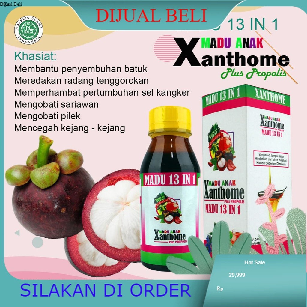 Madu anak Xanthome plus propolis 13 in1