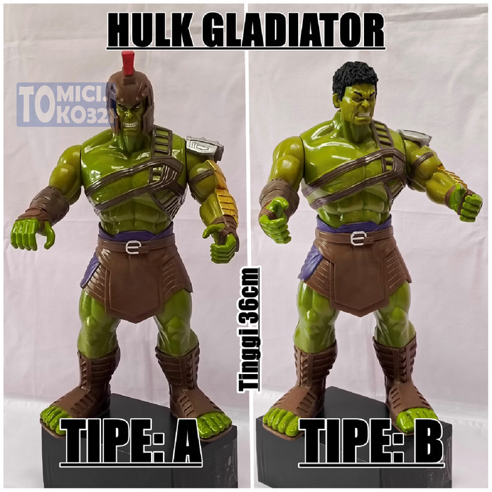 TOMICI Action Figure Jumbo Hulk Gladiator WarHammer Thor Ragnarok