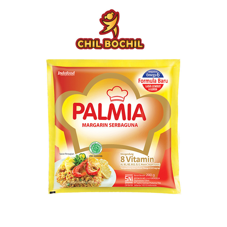 

PALMIA MARGARIN SERBAGUNA 200 GRAM - MARGARIN SERBAGUNA INDOFOOD PALMIA 200 GRAM - CHIL BOCHIL