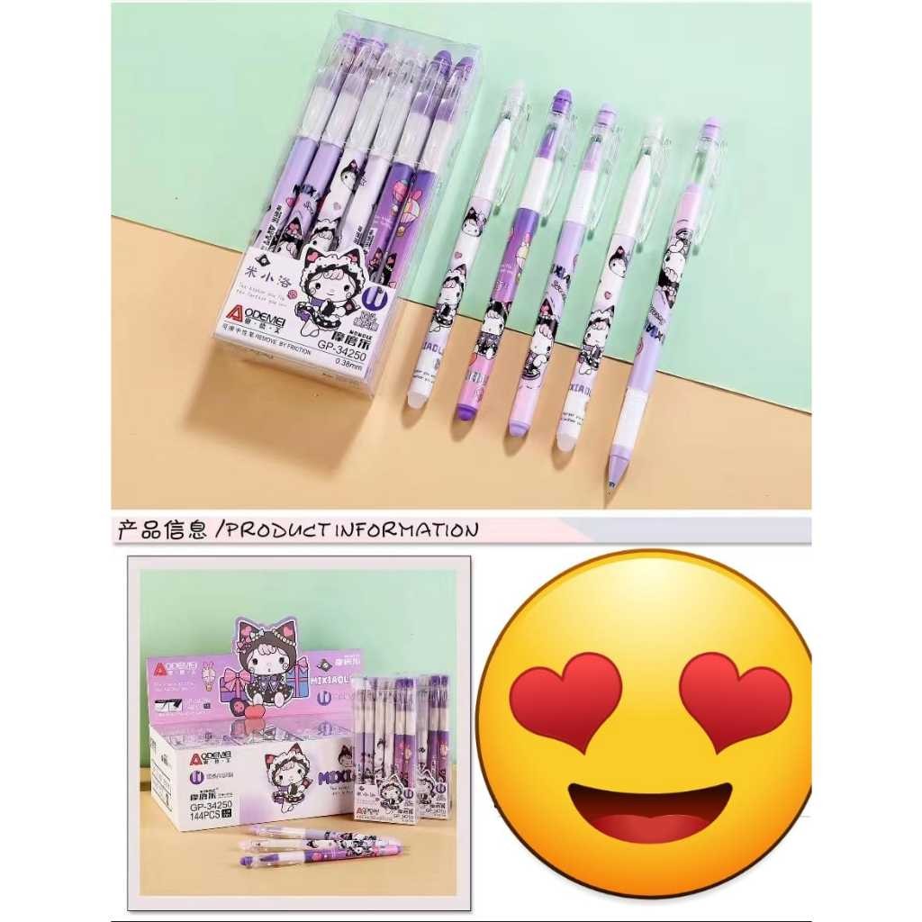 

(12pc) pen bisa hapus/pen gel hapus/erasable pen/pen hapus lucu fancy