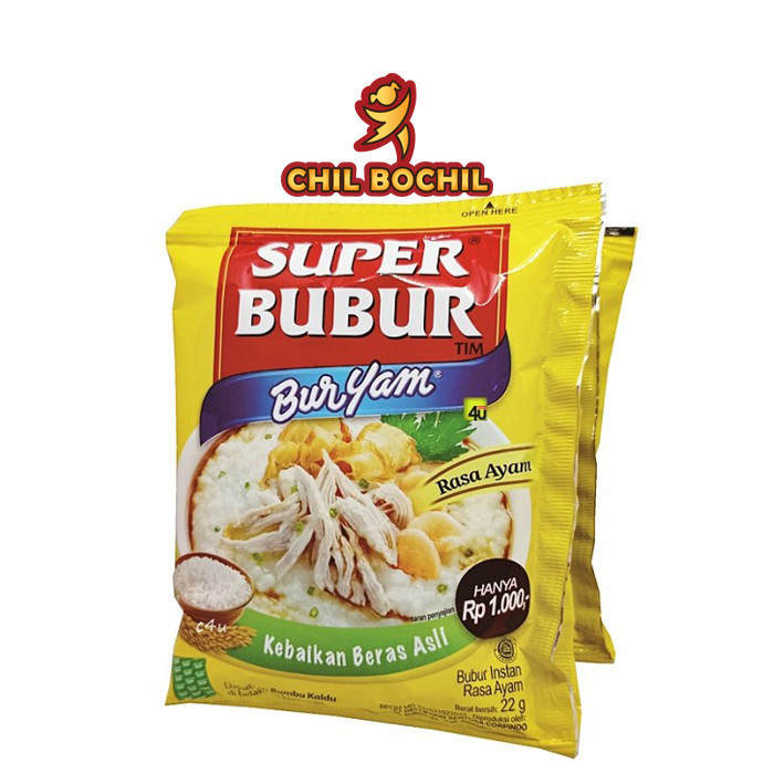 

BURYAM RENCENG - SUPER BUBUR RENCENG 10 SACHET X 22GRAM - CHIL BOCHIL