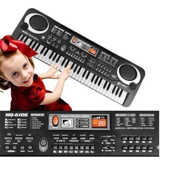 mainan edukasi musik keyboard elektronik mic-keyboard mini anak piano