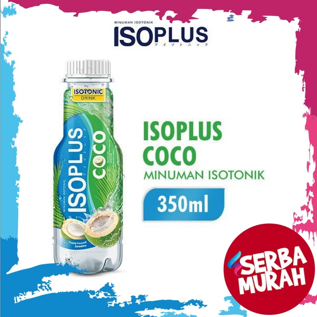 KHUSUS INSTAN Isoplus 12pcs 1 lusin Coco Minuman Isotonik 350ml