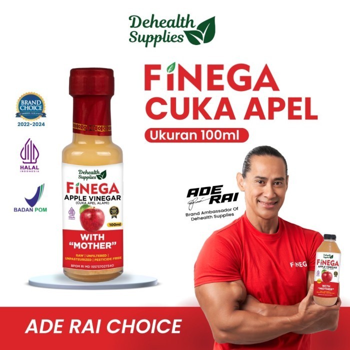 

FINEGA CUKA APEL 100ml Kemasan Kaca