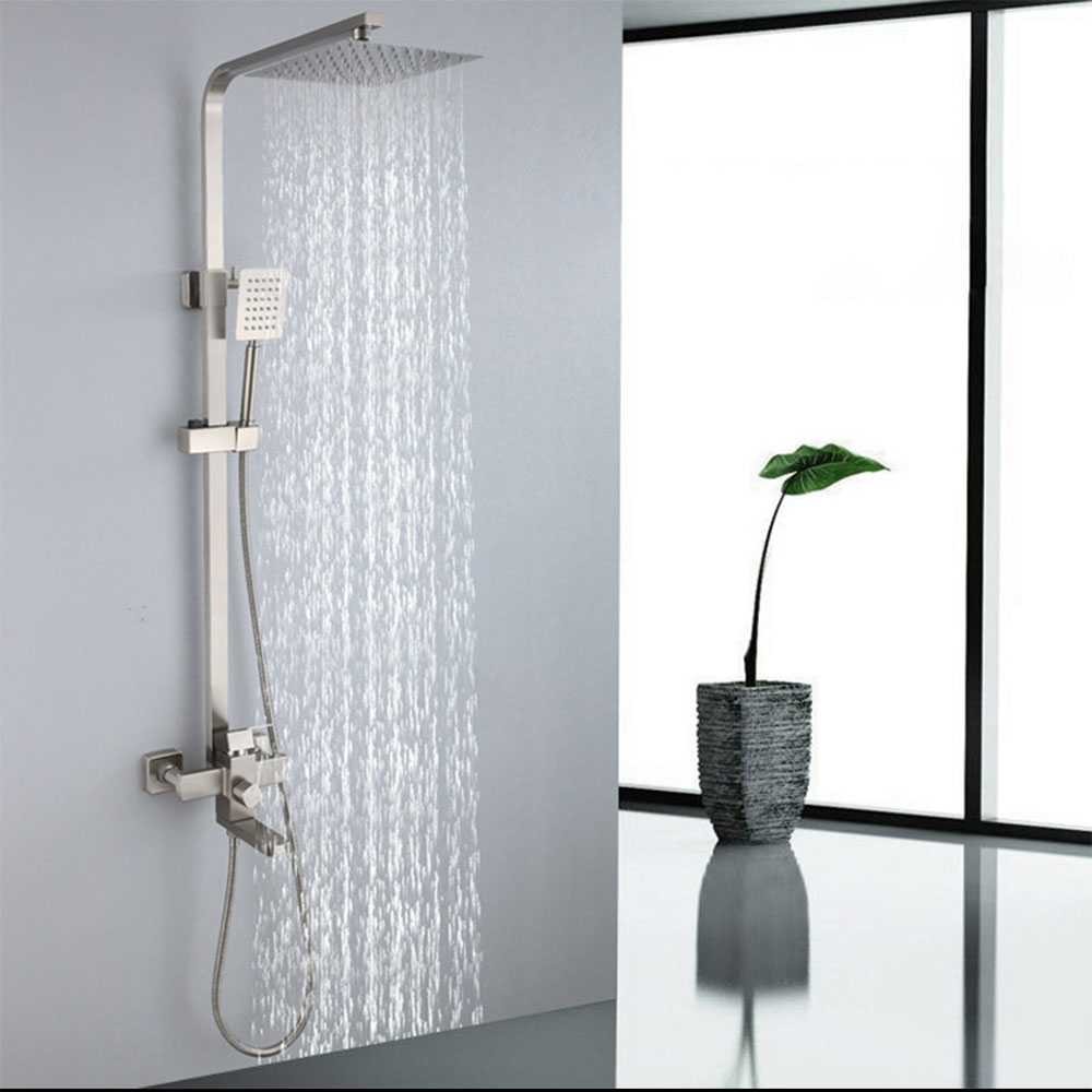 KEMAN Shower Mandi Set Portable Lifting Top Stainless Steel 304 - KM-8 | Perlengkapan Kamar Mandi Ru