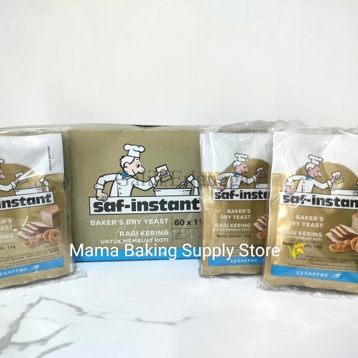 

lv Saf Instant Ragi Kering Pengembang Kue Roti 4 * 11 gr 1 Pack Bag