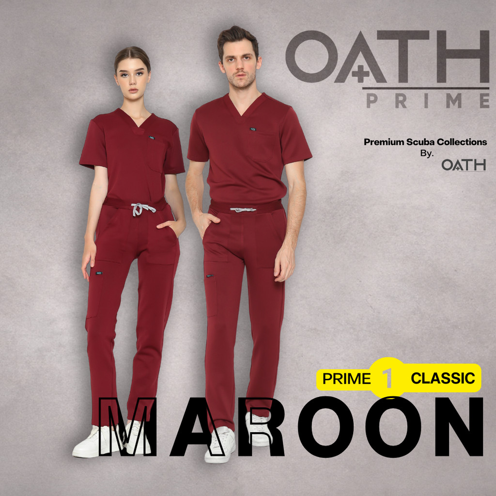 KH Baju Jaga - OATH PRIME - Classic Collections - Maroon