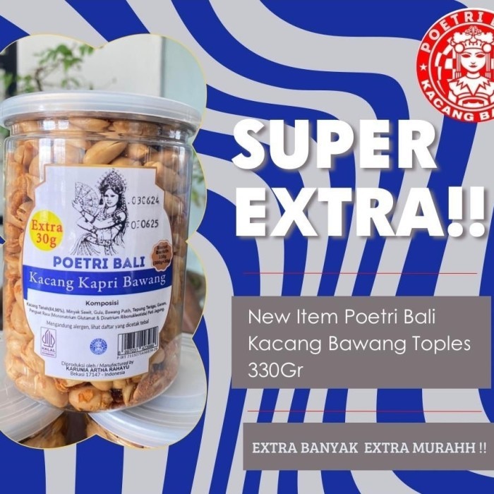 

kacang bawang poetri bali toples 330gr