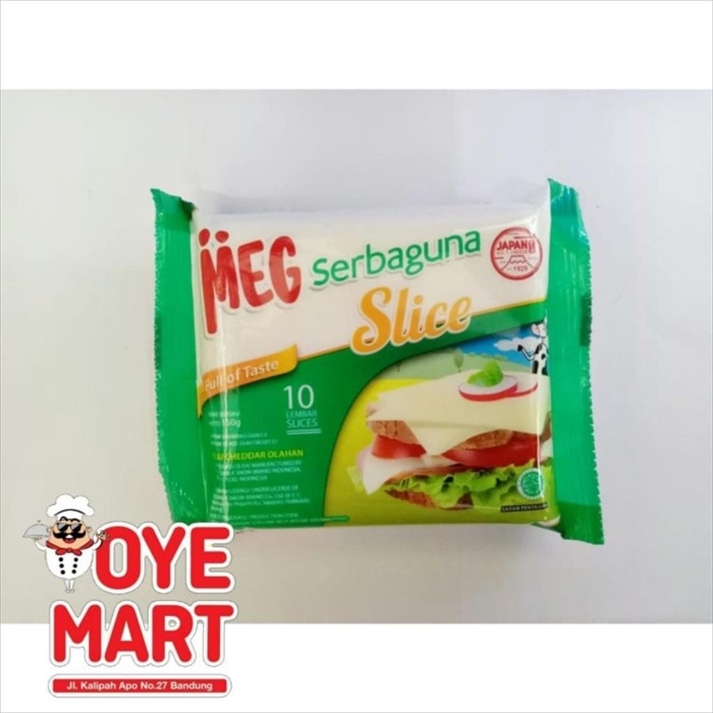 

MEG KEJU SERBAGUNA SLICE 150GR ISI 10 LEMBAR / KEJU SLICE