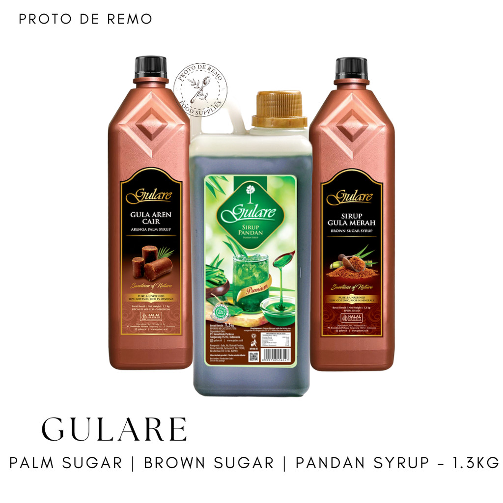 

Gulare Gula Aren Syrup Palm Sugar | Brown Sugar | Pandan Syrup - 1.3KG