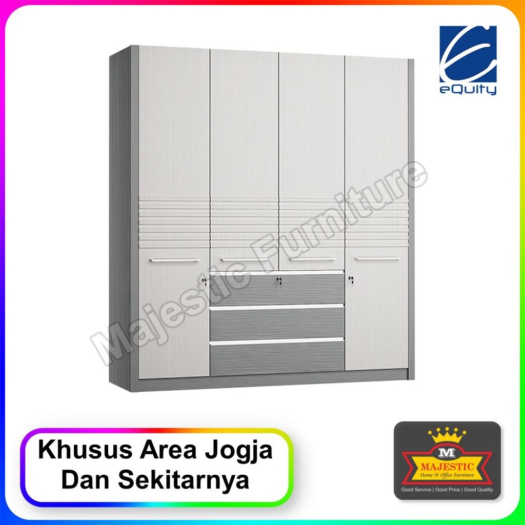 Lemari Pakaian 4 Pintu - Equity LP 484 SW - Jogja