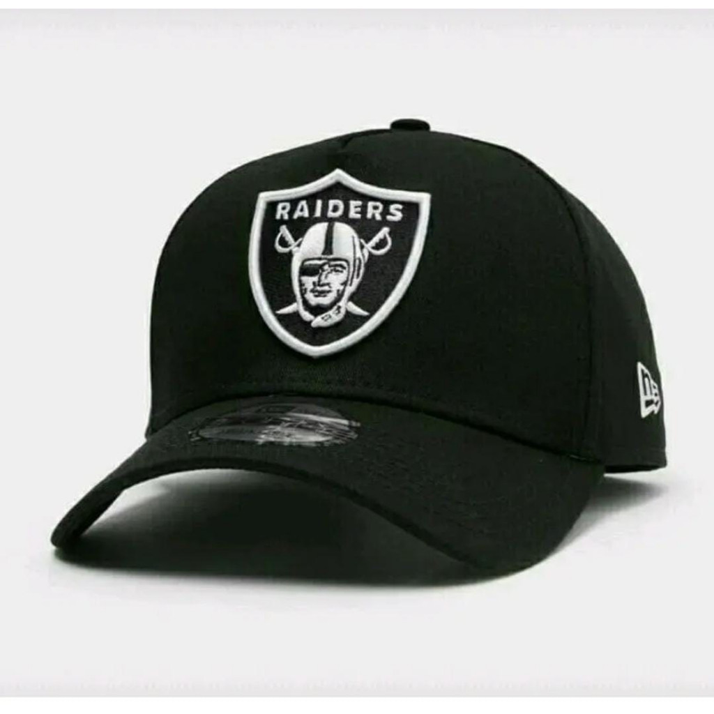 TOPI BASEBALL IMPORT BORDIR RAIDERS BLACK  PREMIUM 9FORTY