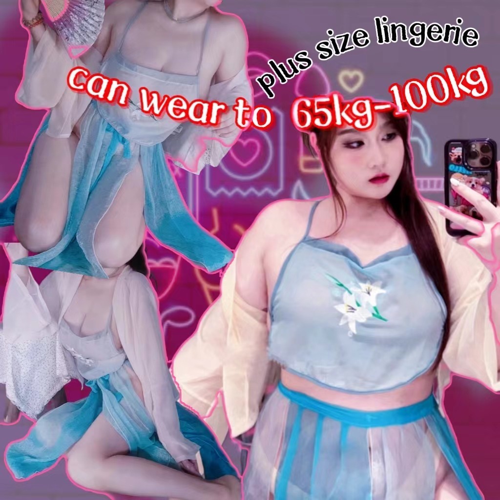 lingerie jumbo lingering wanita baju dinas malam wanita jumbo sexy cosplay sexy hanfu suit can wear 
