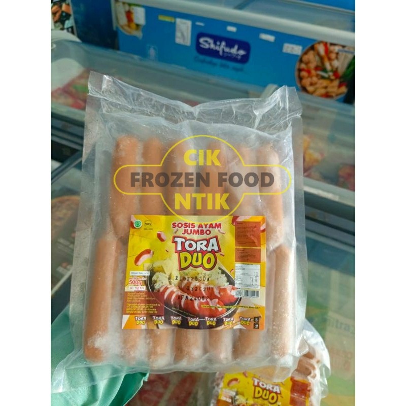 

Tora Sosis Mini Isi 13 pc Bakar Grill 500gr Frozen food cik ntik Jambi cemilan jajanan seblak korea jepang