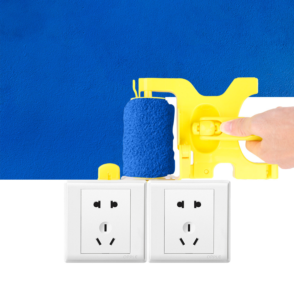 

Clean-Cut Paint Edger Roller Roller Brush for Home Wall Ceilings Paint Brush Wall Decorative Handle Tools Multiuse DIY
