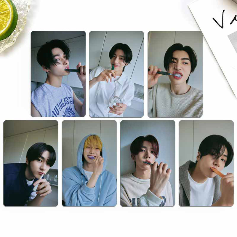 

7pcs/Set Kpop Boy Group New Album ROMANCE UNTOLD Lomo Card Double Sides HD Photo Printing Postcard Fans Collection Gift