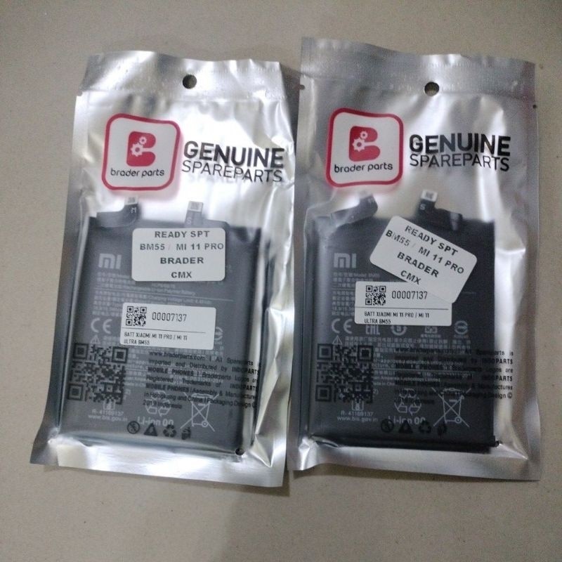 BATRE BATERAI XIAOMI MI11PRO/MI 11 PRO/MI 11PRO/MI 11ULTRA/BM55 DABLE IC BRADER PART