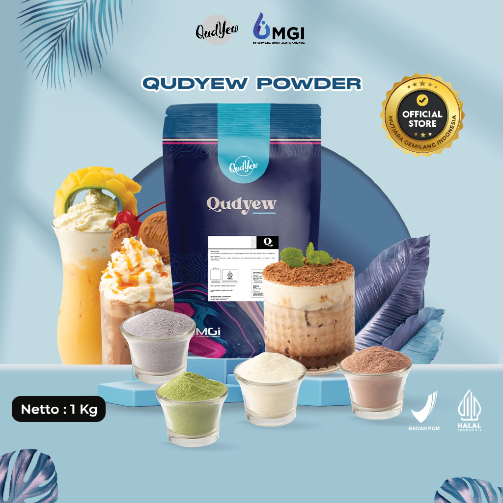 

. Qudyew BUBUK MINUMAN 1 KG - Qudyew Bubuk Minuman Powder Premium 1kg PT MGI ( Mutiara Gemilang Indonesia )