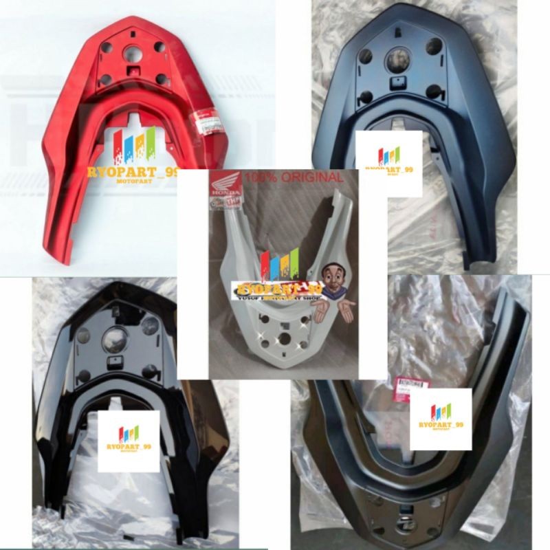 Cover Grab Rail Behel Begel belakang PCX 160 k1z Red matte merah doff putih hitam doff biru doff hit
