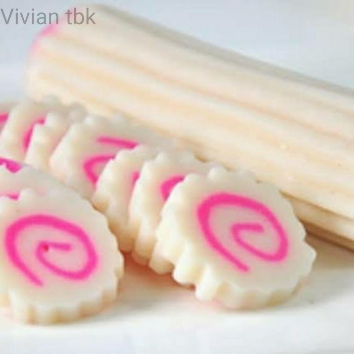 

vv Narutomaki Shiro Putih 160gr - Fish Cake Naruto Maki Ramen Udon Kibun