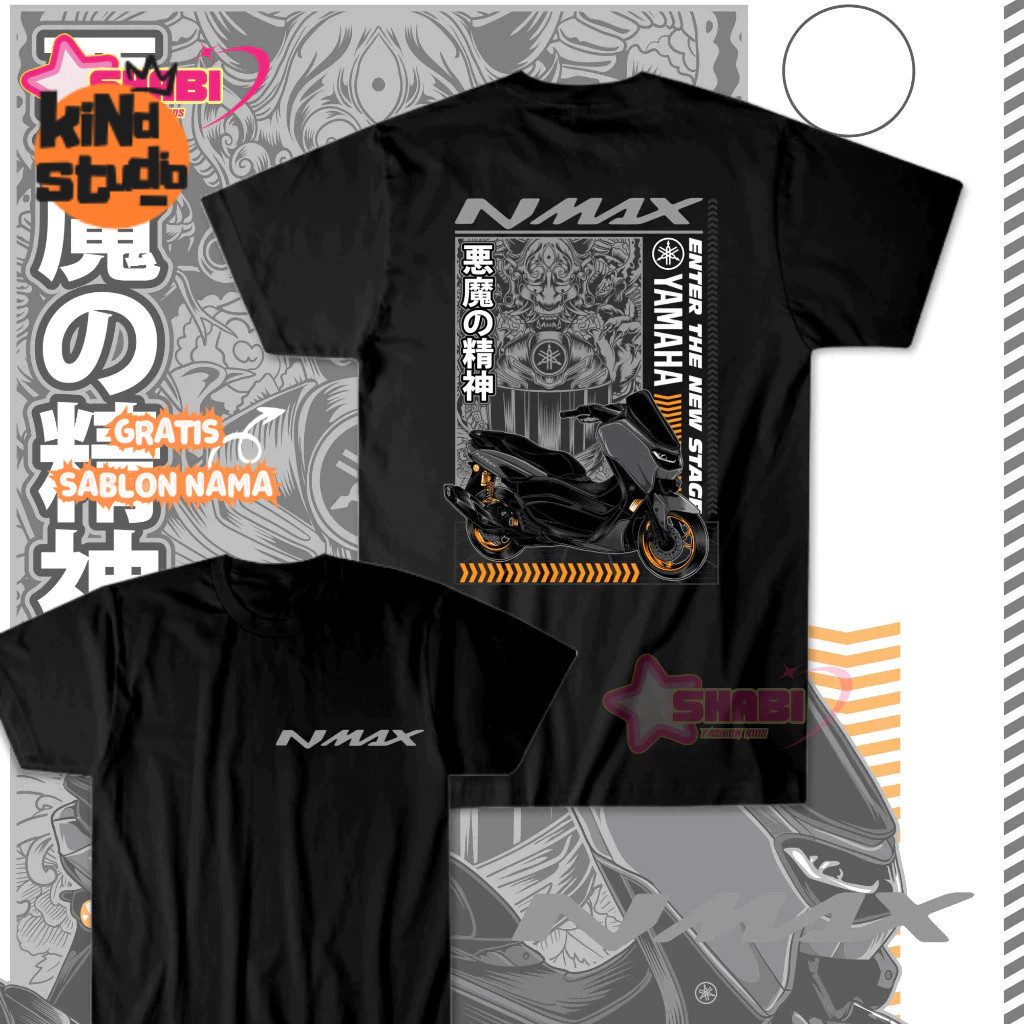Kind Studio - Baju Kaos Anak Gratis Sablon Nama - KAOS ANAK MOTOR PENDEK | CUSTOM KARAKTER GAMBAR/NA