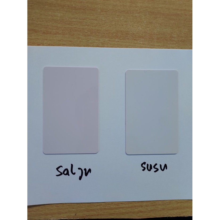 

PVC Blank ID CARD 250 pcs thermal printer